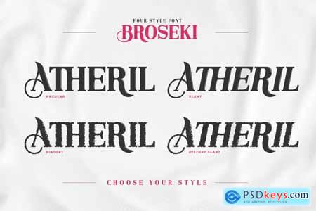 Broseki - Serif Display Font