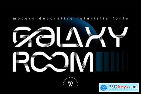 Galaxy Room Futuristic Font Space Font