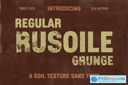 Rusoile  Soil Texture Sans Font