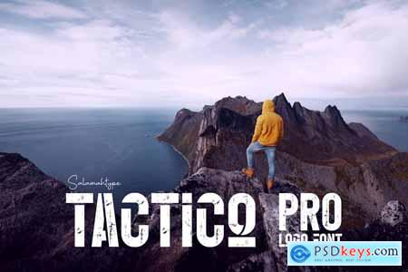 Tactico Pro - Display Logo Font