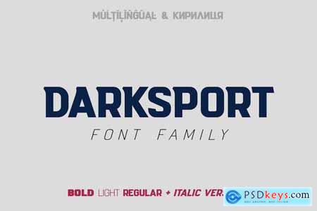 Darksport Font Family