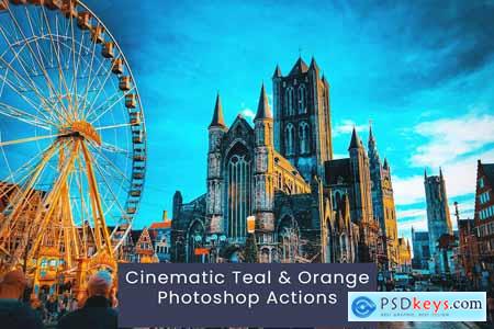 Cinematic Teal & Orange Photoshop Actions