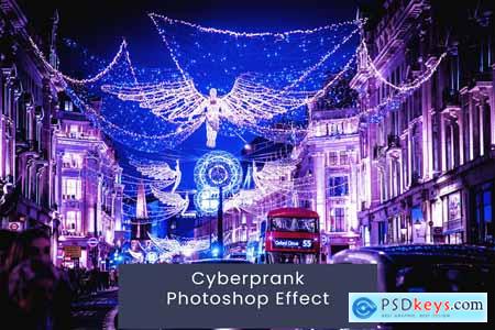 Cyberprank Photoshop Effect