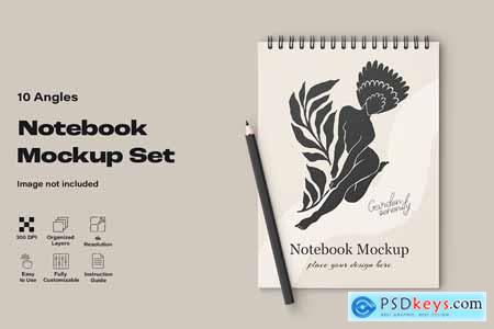Notebook Mockup Set