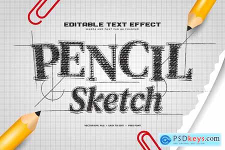 Pencil Sketch Text Effect