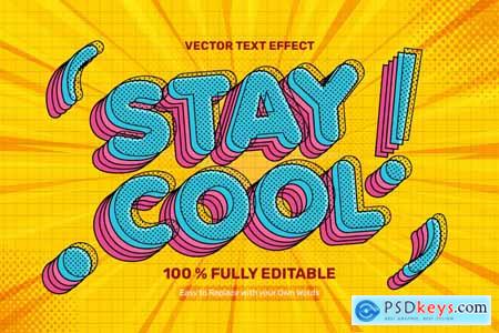 Memphis Stay Cool Text Effect