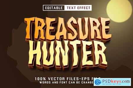 Treasure Hunter Editable Text Effect