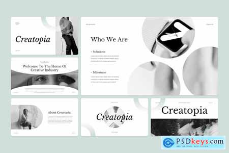 Creatopia - Minimalist PowerPoint Template