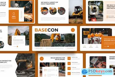 Basecon - Construction Powerpoint Template