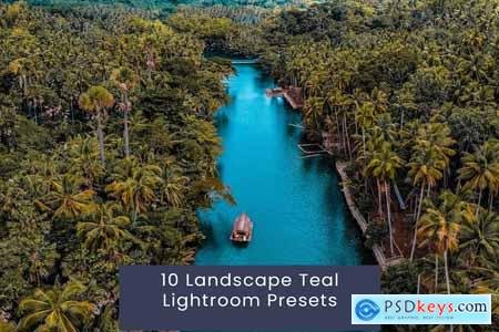 10 Landscape Teal Lightroom Presets