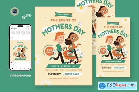 Gifting Mothers Day Flyer Design Template