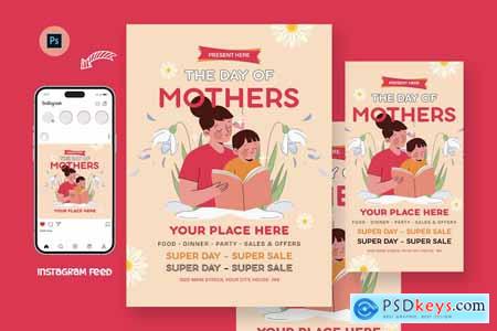 Super Mothers Day Flyer Design Template