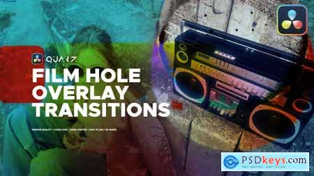 Film Hole Overlay Transitions for DaVinci Resolve 51634363