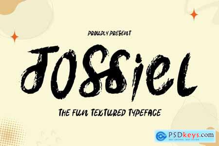 Jossiel - Fun Textured Font