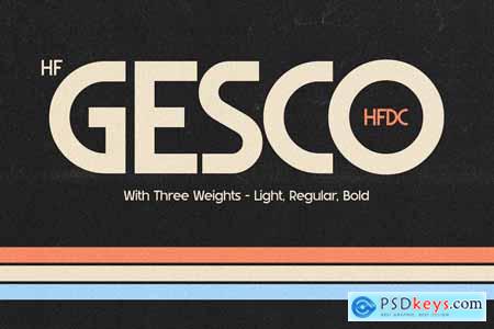 HF Gesco Sans Serif