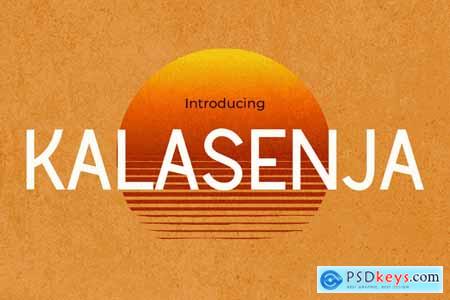 Kalasenja - Retro Sans Serif font