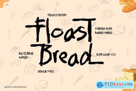 Floast Bread - Brush Handwritten Font