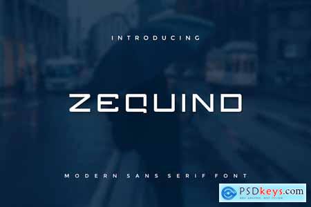 Zequind - Modern Sans Serif Font