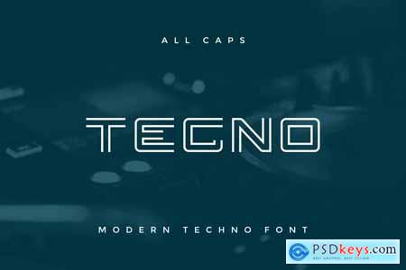 Genowes - Modern Techno Font