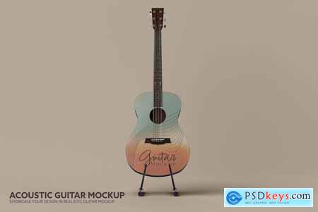 Acoustic Guitar Mockup