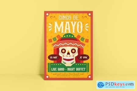 Cinco de Mayo Flyer NVKD58F