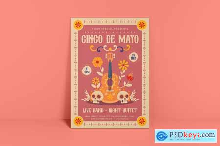 Cinco de Mayo Flyer D3JK5YP