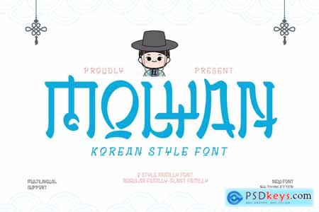 Molyan - Korean Style Font