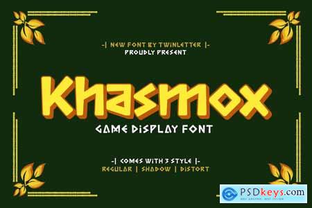 Khasmox - Game Display Font