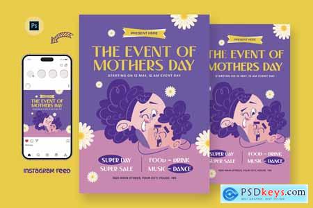 Veny Mothers Day Flyer Design Template