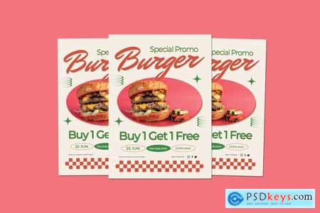 Burger Promotion Flyer