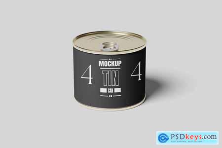 tin can mockup