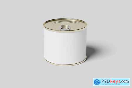 tin can mockup