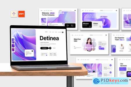 White Purple Modern 3d Web Company Profile 001