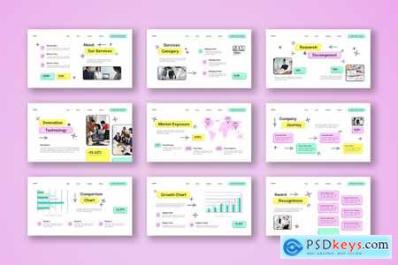 White Pink Yellow Creative Company Profile 002