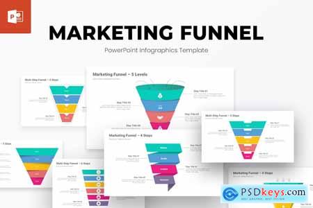 Marketing Funnel Infographics PowerPoint Template