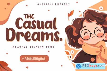 Casual Dreams - Multilingual Playful Font