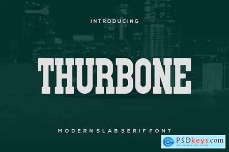 Thurbone - Modern Slab Serif Font
