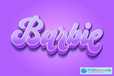 3D Peach Text Effect