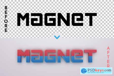 Magnet - Editable Text Effect, Font Style