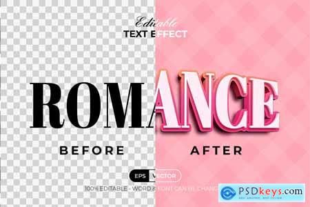 Romance Pink Text Effect Style