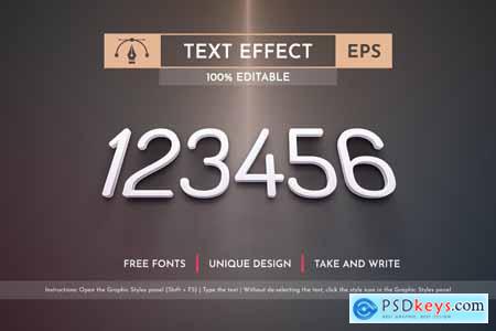Incline - Editable Text Effect, Font Style