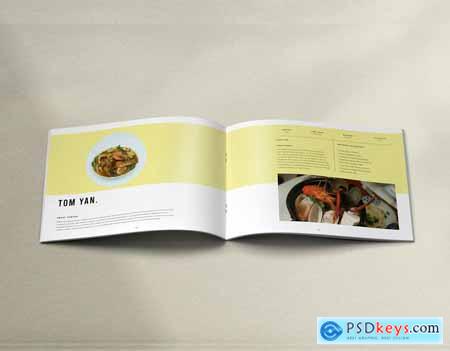 Seafood CookBook Recipe Book Landscape