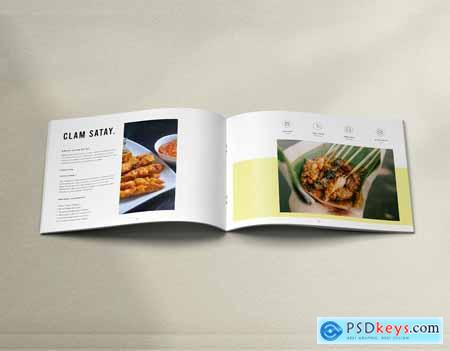 Seafood CookBook Recipe Book Landscape