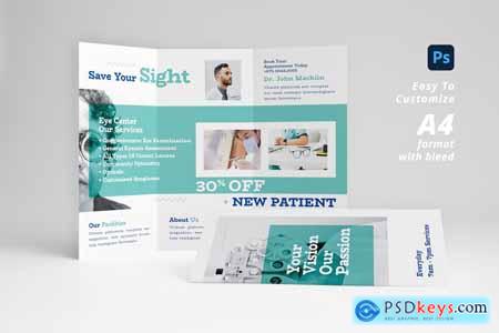 Eye Care Clinic Trifold Brochure