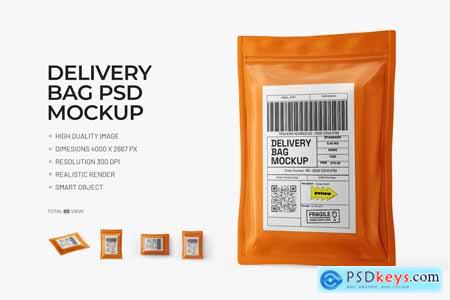 Delivery Bag PSD Mockup