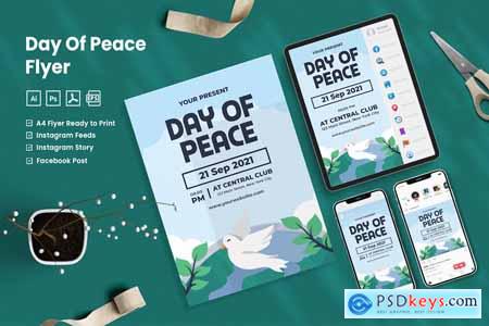 Day Of Peace - Flyer Set