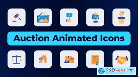 Auction Animated Icons 52058374