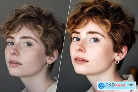 High-End Smooth Skin Retouch Photoshop Action
