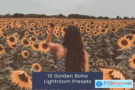 10 Golden Boho Lightroom Presets