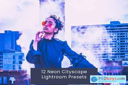 12 Neon Cityscape Lightroom Presets